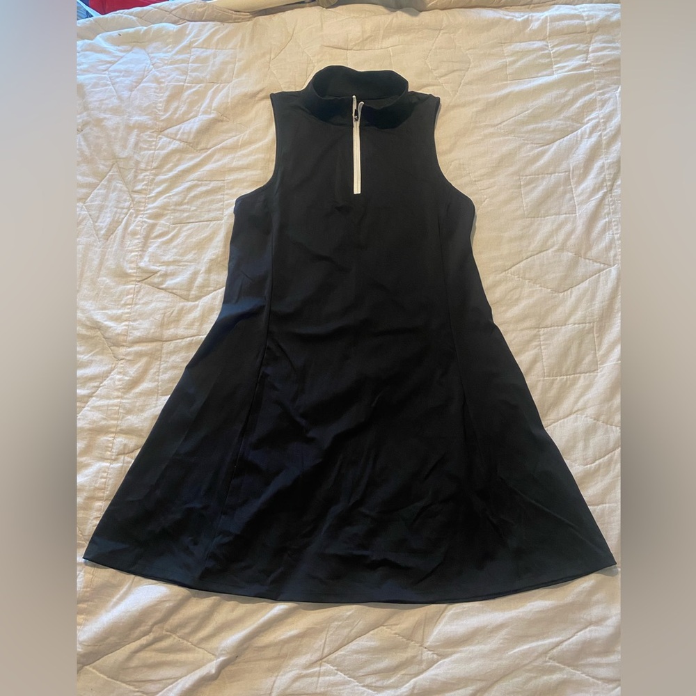 Halara Black Zip Golf Dress